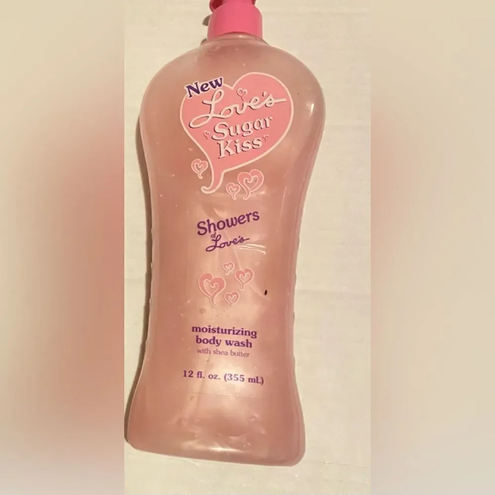 🎉 LOVE'S SUGAR KISS Moisturizing Body Wash 12 fl oz/355 ml **VINTAGE ORIGINAL💥